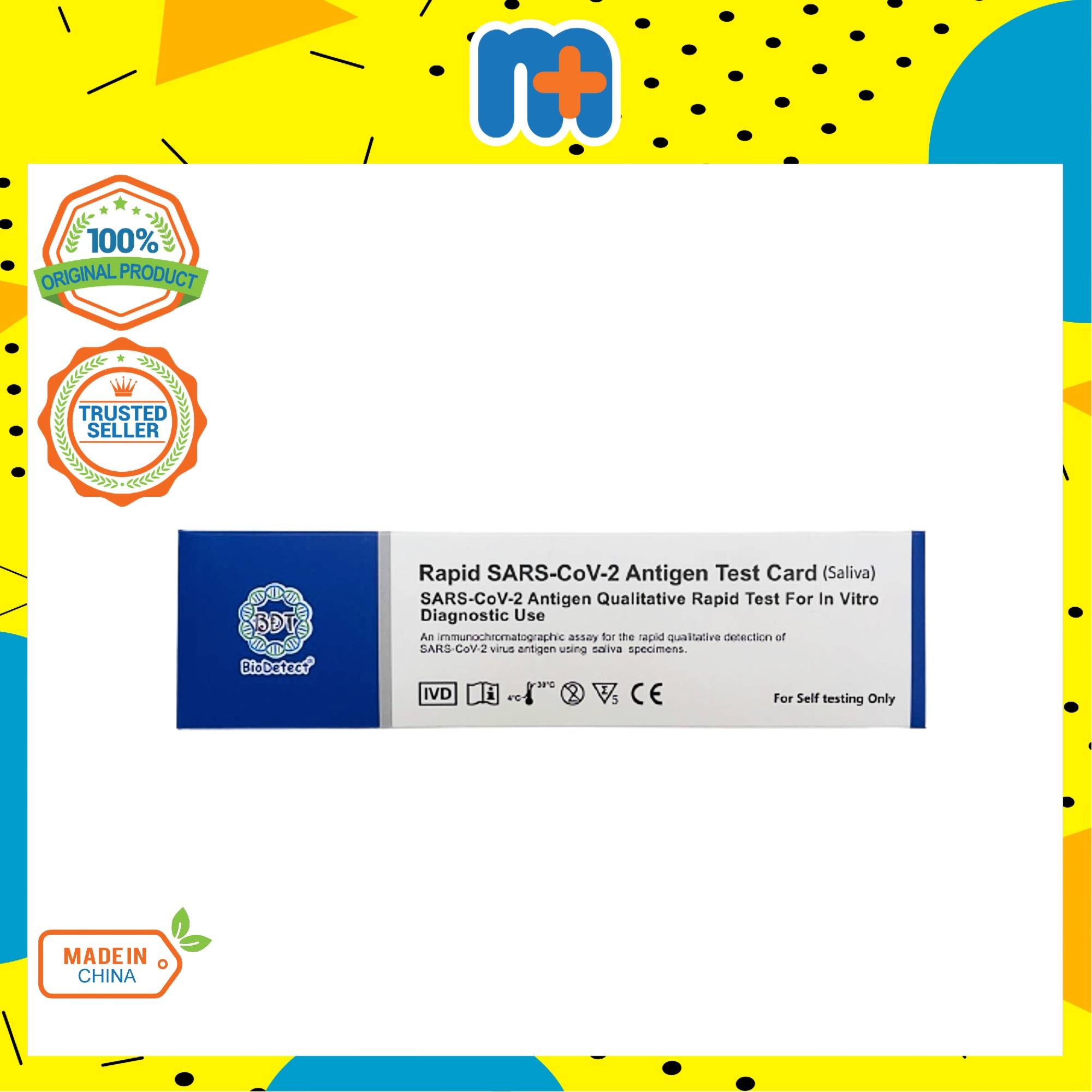 BIODETECT Rapid Antigen Saliva Test Kit 1s